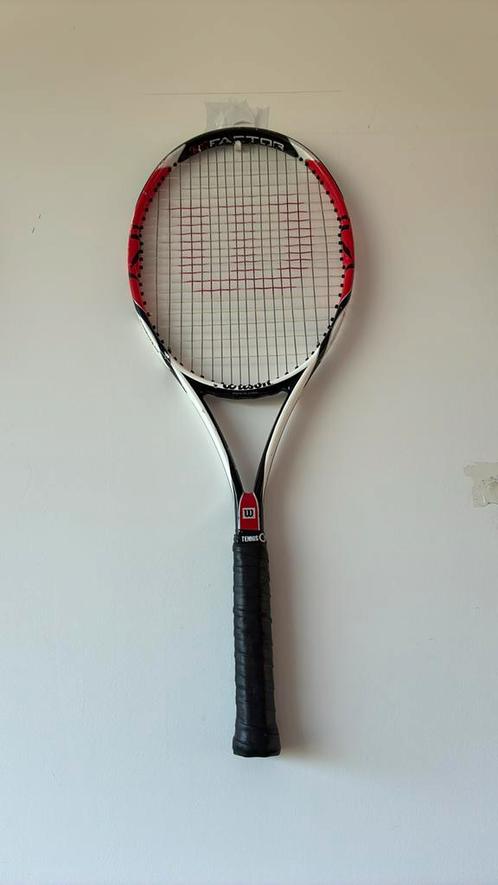 Wilson K Factor Six.One 95 – Gripmaat L2 – 18x20 – 320g, Sport en Fitness, Tennis, Zo goed als nieuw, Racket, Wilson, L2, Ophalen of Verzenden