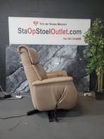Staopstoel Goteborg Leder Creme met Topswing en Lumbaalsteun, Huis en Inrichting, Fauteuils, Minder dan 75 cm, Leer, Ophalen of Verzenden