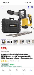 Powerplus Breekhamer - Zo goed als nieuw!, Doe-het-zelf en Verbouw, Gereedschap | Boormachines, Ophalen of Verzenden, Zo goed als nieuw