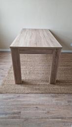 Haslund eettafel, Ophalen, 50 tot 100 cm, Zo goed als nieuw, Rechthoekig