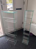 Glazen DVD Rekken - 2 Stuks, Huis en Inrichting, Ophalen