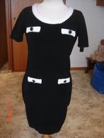 Prachtige jurk merk Leo Guy zwart maat 2, Kleding | Dames, Maat 38/40 (M), Zwart, Leo Guy, Ophalen of Verzenden