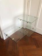Gallotti&Radice Bijzettafels, Huis en Inrichting, Minder dan 55 cm, Gebruikt, Glas, Ophalen