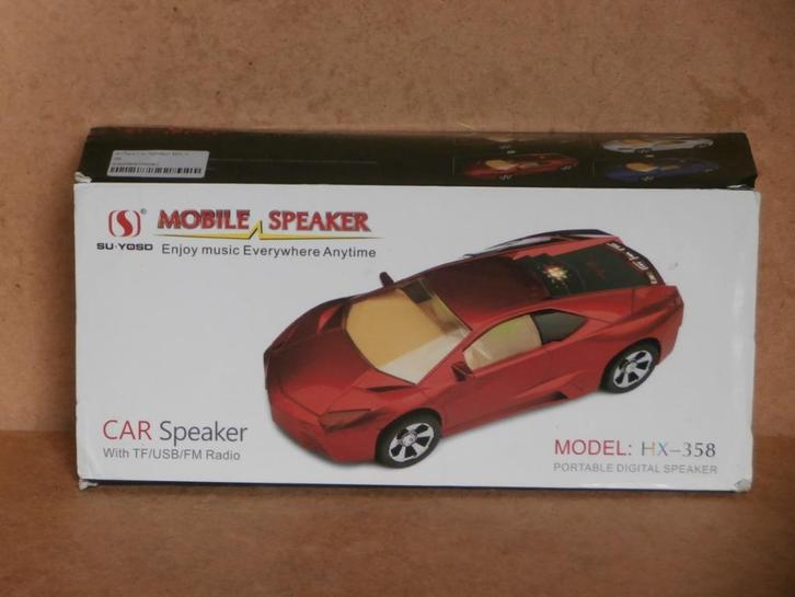 Digitale mobile auto speaker TF USB FM Radio HX-358 MP3/PC, Audio, Tv en Foto, Luidsprekers, Gebruikt, Overige typen, Ophalen of Verzenden