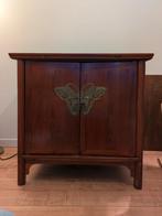 Antieke roodbruine houten kast te koop, Antiek en Kunst, Antiek | Meubels | Kasten, Ophalen