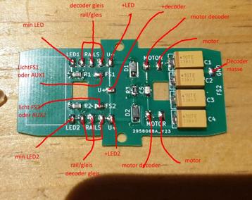 Printplaatje voor Roco H0 43539 etc. Krokodil SBB LED beschikbaar voor biedingen