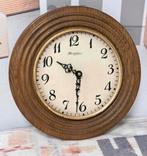 Richter Quartz vintage 1950 wandklok hout houten wand klok, Ophalen of Verzenden