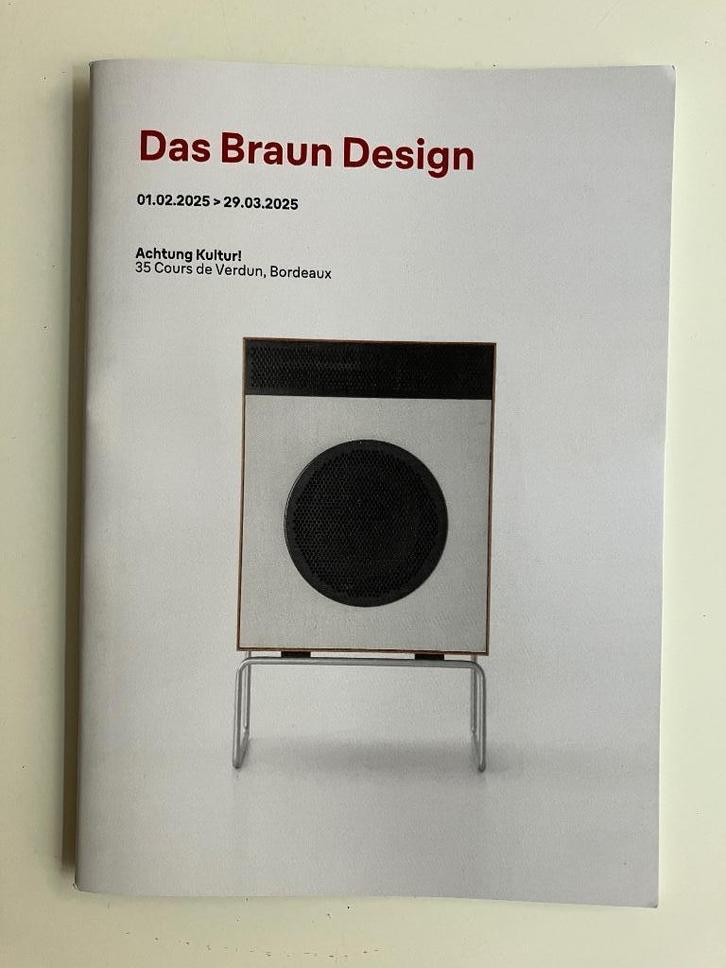 Das BRAUN Design catalogus 2025 Achtung Kultur! Dieter Rams, Boeken, Kunst en Cultuur | Fotografie en Design, Nieuw, Overige onderwerpen