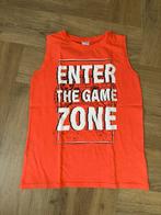 Gave oranje Tanktop hemd shirt tshirt als nieuw van maat 158, Ophalen of Verzenden, Zo goed als nieuw, Jongen, Shirt of Longsleeve