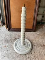 ANTIEKE HOUTEN LAMPENVOET GEDRAAID MOOIE PATINA LAMP, Huis en Inrichting, Lampen | Tafellampen, Ophalen of Verzenden, Gebruikt