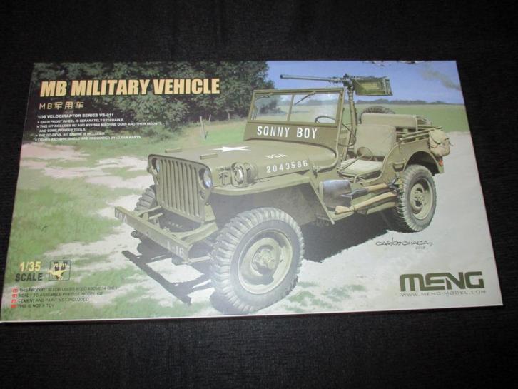 H-391,MENG 1-35,NO,VS-011,MB military vehicle, Hobby en Vrije tijd, Modelbouw | Auto's en Voertuigen, Nieuw, Ophalen of Verzenden