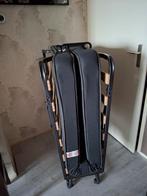 1pers logeerbed inklapbaar met hoes ., Ophalen, Gebruikt, Eenpersoons, 80 cm