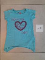 Looking for love shirt. Maat 128., Ophalen of Verzenden, Gebruikt, Meisje, Shirt of Longsleeve