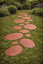 Cortenstaal staptegels op maat gemaakt, Ophalen of Verzenden, Nieuw, Terrastegels