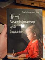 Effectief handschriftonderwijs basisschool, Ophalen of Verzenden, Zo goed als nieuw, Niet van toepassing, Freek Turlings en Sanne Kuster