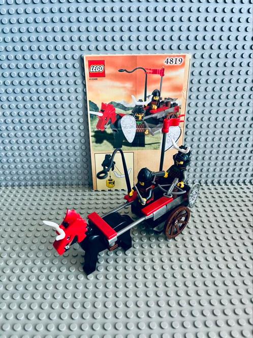 LEGO Castle 4819 Rebel Chariot, Kinderen en Baby's, Speelgoed | Duplo en Lego, Gebruikt, Lego, Complete set, Ophalen of Verzenden