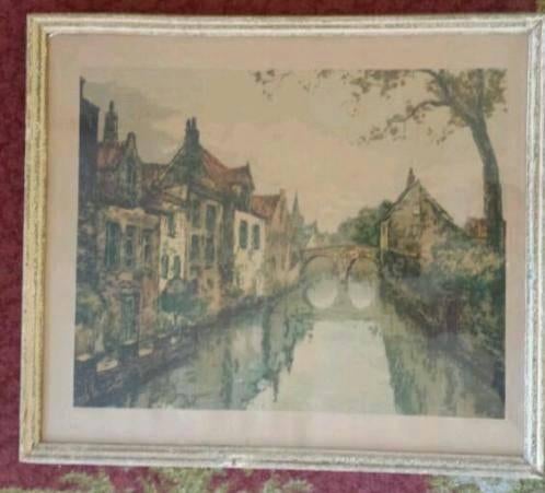 Litho Brugge Jan van Doorn (Breda1911- Nijmegen1993), Antiek en Kunst, Ophalen