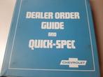 Chevrolet dealer order guide 1982, Boeken, Auto's | Boeken, Chevrolet, Ophalen of Verzenden, Zo goed als nieuw