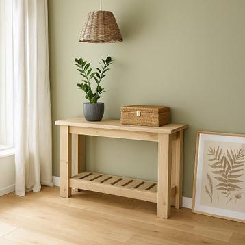 Sidetable van Steigerhout 100cm - inclusief nano=coating beschikbaar voor biedingen
