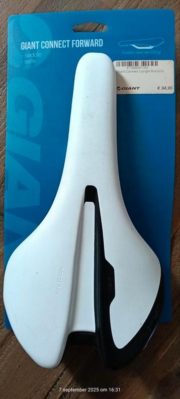 Race fiets zadel Giant connect sl upright 325gr nieuw beschikbaar voor biedingen