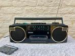 Philips gettoblaster top cassettespeler gethoblaster vintage, Ophalen of Verzenden, Zo goed als nieuw, Radio