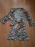 Blugirl Folies sexy tijgerprint top - IT44, Maat 38/40 (M), Bruin, Ophalen of Verzenden, Lange mouw