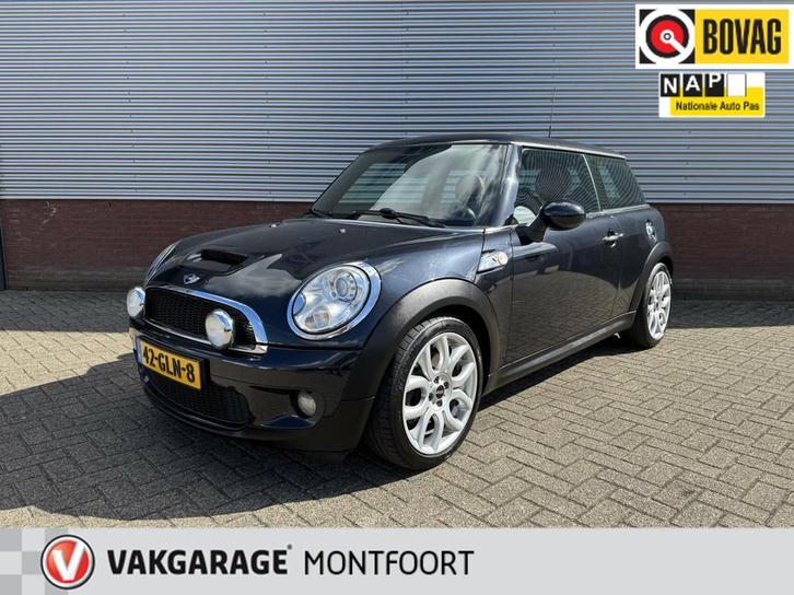 Mini Mini 1.6 Cooper S|Automaat|Leder|Cruise|Clima|Navi|Glaz, Auto's, Mini, Bedrijf, Te koop, Cooper S, ABS, Airbags, Airconditioning