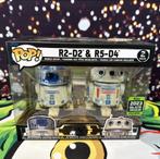 Funko Pop Star wars R2-D2 & R5-D4 Exclusive, Ophalen of Verzenden, Zo goed als nieuw, Actiefiguurtje