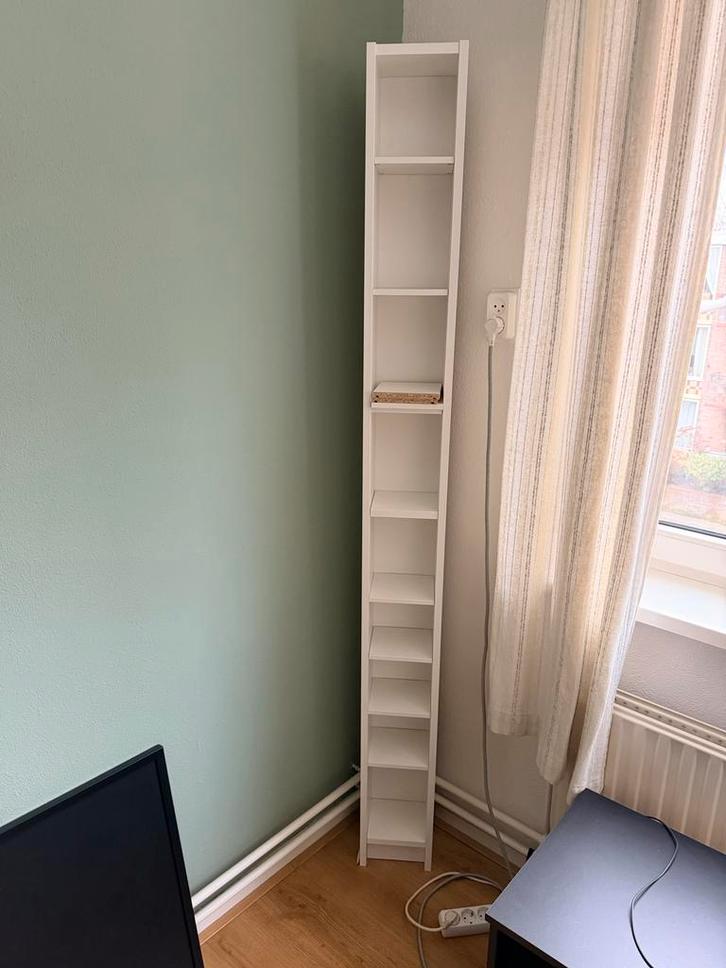 Ikea Billy CD Kast, Huis en Inrichting, Kasten | Boekenkasten, Gebruikt, Minder dan 50 cm, 200 cm of meer, Minder dan 25 cm, Met plank(en)