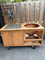 Kamado BBQ Buitenkeuken Large, Tuin en Terras, Buitenkeukens, Ophalen of Verzenden, Gebruikt, Houtskool, Vrijstaand