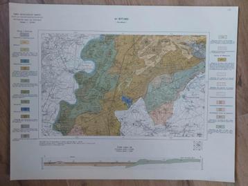 165 / Geologische kaart uit 1938 Sittard e.o. kwartblad I beschikbaar voor biedingen
