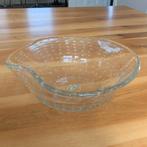 Handgemaakte vintage schaal Bubble glas Luchtbellelletjes, Ophalen of Verzenden