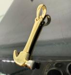Prachtige 14 karaats gouden hamer hanger, Ophalen of Verzenden, Nieuw, Goud, Goud