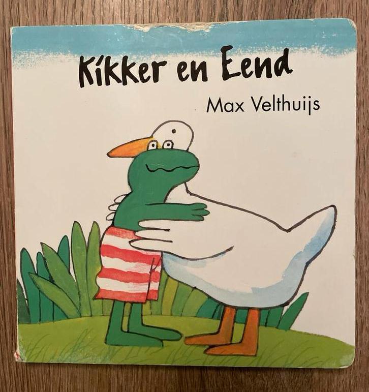 Kikker en Eend - Kartonboekje Max Velthuijs, Boeken, Kinderboeken | Baby's en Peuters, Gelezen, 1 tot 2 jaar, Ophalen of Verzenden