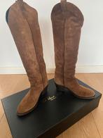 Via Roma Cognac Overknee Laarzen - Maat 39, Kleding | Dames, Schoenen, Verzenden, Zo goed als nieuw, Bruin, Hoge laarzen
