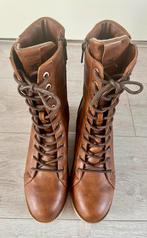 Vererlaarsjes Mustang maat 41 NIEUW!, Kleding | Dames, Schoenen, Bruin, Lage of Enkellaarzen, Nieuw, Ophalen of Verzenden