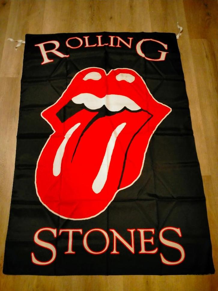 Rolling Stones tong muziek band logo rock vlag RARE, Verzamelen, Muziek, Artiesten en Beroemdheden, Zo goed als nieuw, Ophalen of Verzenden