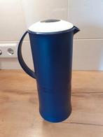 Thermoskan Tupperware blauw groot 1 liter, Huis en Inrichting, Ophalen of Verzenden, Zo goed als nieuw, Blauw