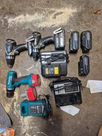Accu Boormachines - Panasonic & Makita, Doe-het-zelf en Verbouw, Gereedschap | Boormachines, Gebruikt, Variabele snelheid, Ophalen of Verzenden