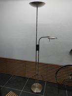 Staande lamp van Jan des Bouvrie met plafond en lees lamp, Ophalen of Verzenden, Zo goed als nieuw, Metaal, 150 tot 200 cm
