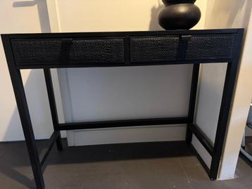 Bureau / sidetable Zola webbing zwart beschikbaar voor biedingen