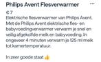 Philips Avent flesverwarmer, Ophalen, Overige typen