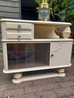 Oud vitrine kastje, Huis en Inrichting, Ophalen, Gebruikt, 50 tot 100 cm, Minder dan 100 cm