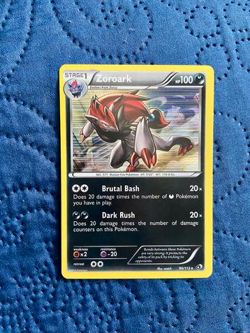 Zoroark 90/113 Legendary Treasures Holo beschikbaar voor biedingen
