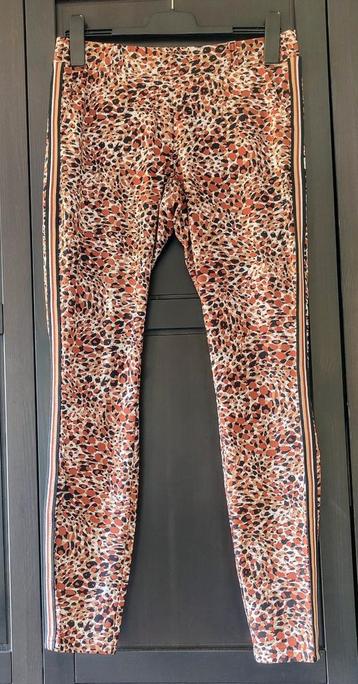 Studio Anneloes FLO ANIMAL TROUSERS Black/Brique maat M beschikbaar voor biedingen