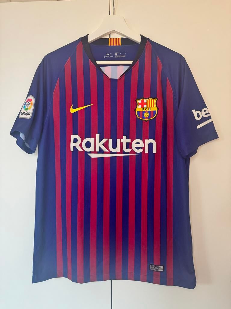 Barcelona Voetbalshirt 2018-2019, Ophalen of Verzenden, Zo goed als nieuw, Maat 48/50 (M), Blauw
