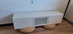 Tv meubel wit, Ophalen, Gebruikt, Glas, Minder dan 100 cm
