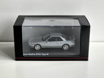 1:43 Kyosho Nissan Skyline GTS-t Type M R32 1989 Grijs beschikbaar voor biedingen