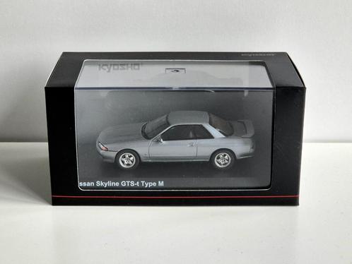 1:43 Kyosho Nissan Skyline GTS-t Type M R32 1989 Grijs, Hobby en Vrije tijd, Modelauto's | 1:43, Zo goed als nieuw, Auto, Kyosho