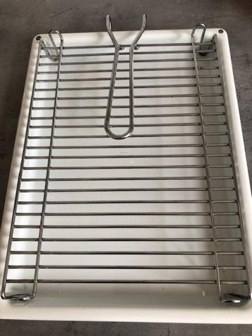 grillpan grillrooster opvangbak emaille beschikbaar voor biedingen